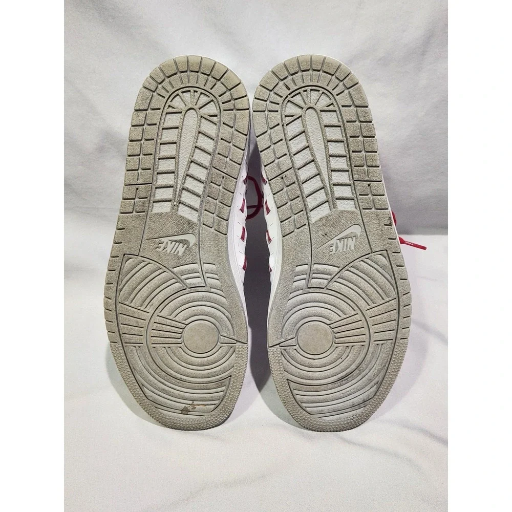 Nike Air Jordan Illusion Low White Red Checkered Sneakers 10 Mens 705146-104‎